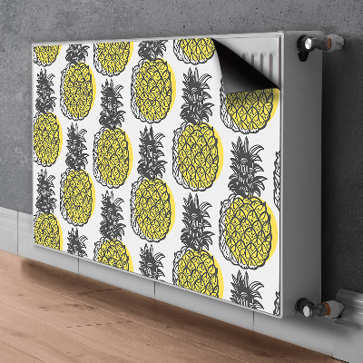 Cache radiateur déco Motif d'ananas