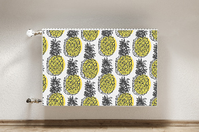 Cache radiateur déco Motif d'ananas