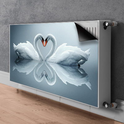 Aimant décoratif pour radiateur Cygnes