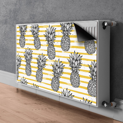 Cache radiateur déco Ananas