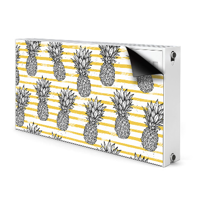 Cache radiateur déco Ananas