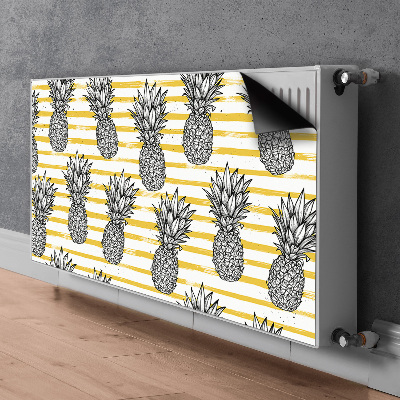 Cache radiateur déco Ananas