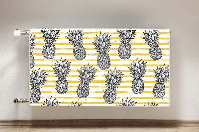 Cache radiateur déco Ananas