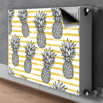 Cache radiateur déco Ananas