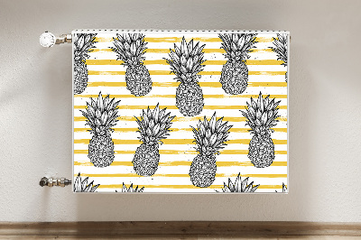 Cache radiateur déco Ananas