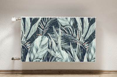 Tapis magnétique pour radiateur Feuilles exotiques