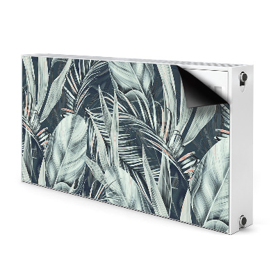 Tapis magnétique pour radiateur Feuilles exotiques