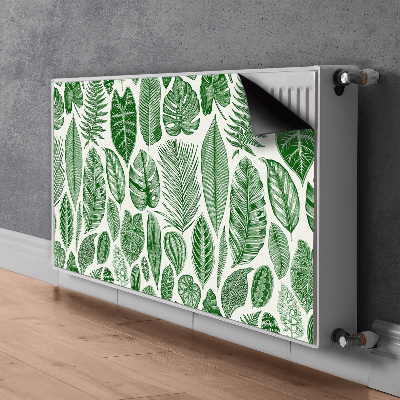 Tapis de radiateur décoratif Feuilles de palmier