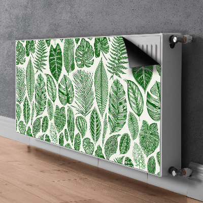 Tapis de radiateur décoratif Feuilles de palmier