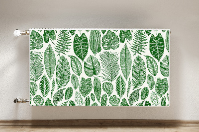 Tapis de radiateur décoratif Feuilles de palmier