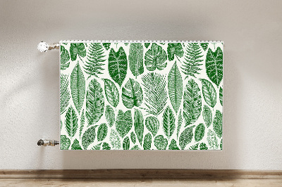 Tapis de radiateur décoratif Feuilles de palmier