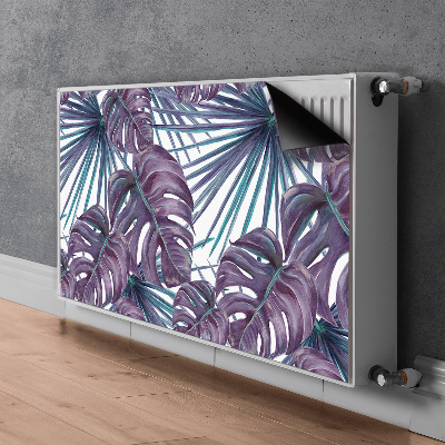 Aimant décoratif pour radiateur Feuilles de monstère