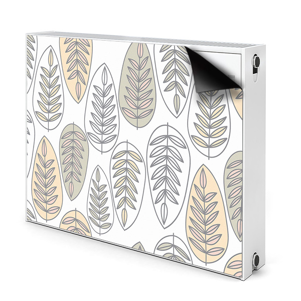 Aimant décoratif pour radiateur Feuilles graphiques