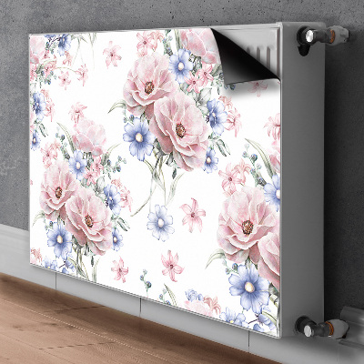 Tapis magnétique pour radiateur Bouquet délicat