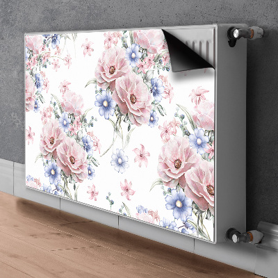 Tapis magnétique pour radiateur Bouquet délicat