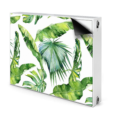 Aimant décoratif pour radiateur Feuilles de la jungle