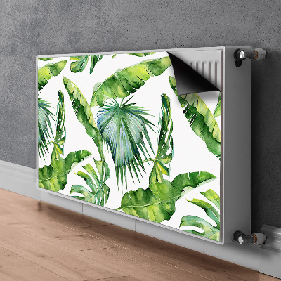 Aimant décoratif pour radiateur Feuilles de la jungle