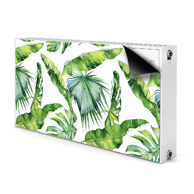 Aimant décoratif pour radiateur Feuilles de la jungle