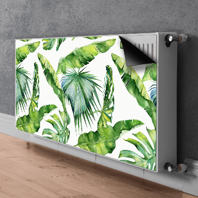 Aimant décoratif pour radiateur Feuilles de la jungle