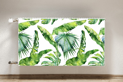 Aimant décoratif pour radiateur Feuilles de la jungle