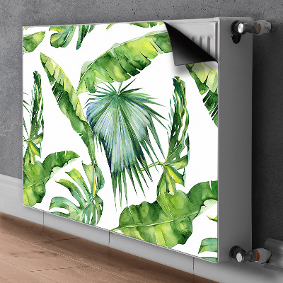 Aimant décoratif pour radiateur Feuilles de la jungle