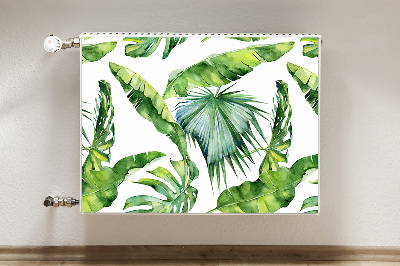 Aimant décoratif pour radiateur Feuilles de la jungle