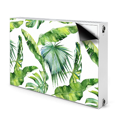 Aimant décoratif pour radiateur Feuilles de la jungle