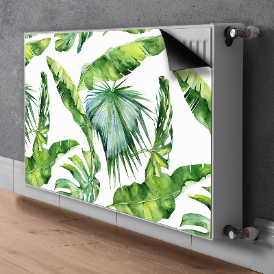 Aimant décoratif pour radiateur Feuilles de la jungle