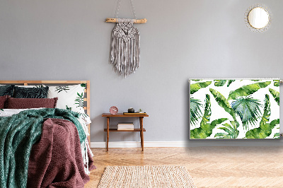 Aimant décoratif pour radiateur Feuilles de la jungle