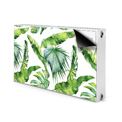 Aimant décoratif pour radiateur Feuilles de la jungle