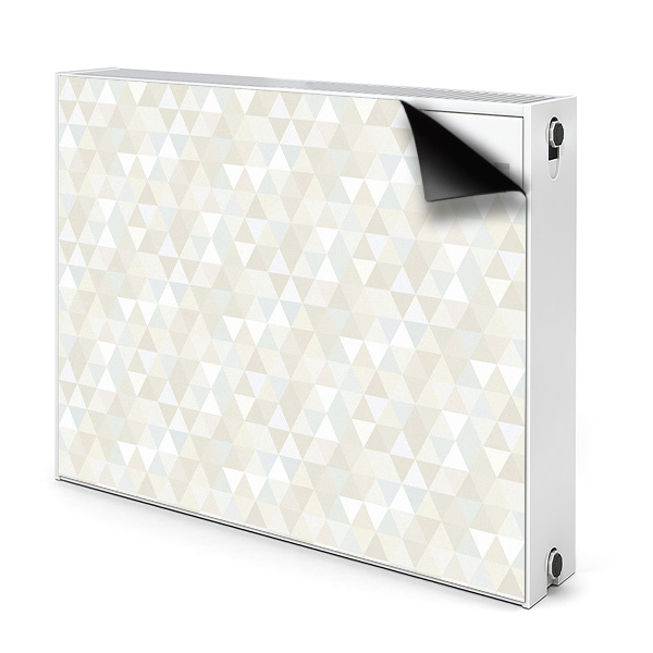 Aimant cache radiateur Motif de triangle