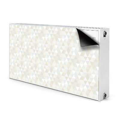 Aimant cache radiateur Motif de triangle