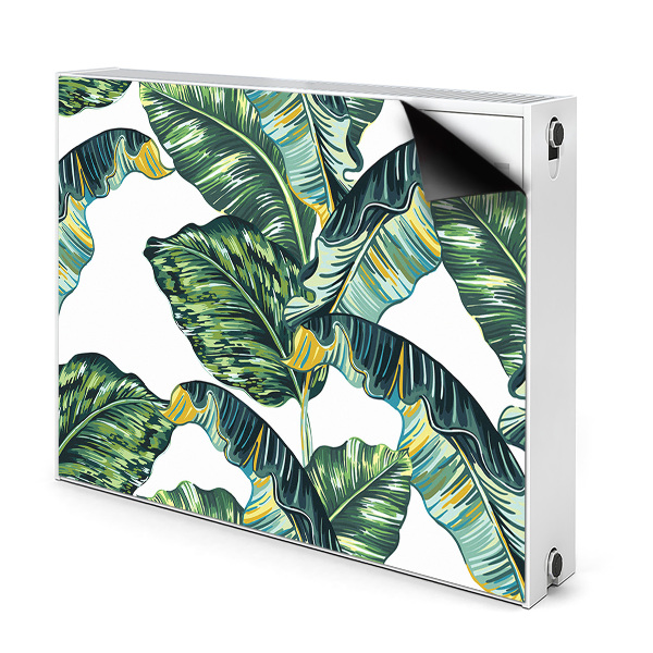 Tapis magnétique pour radiateur Feuilles exotiques