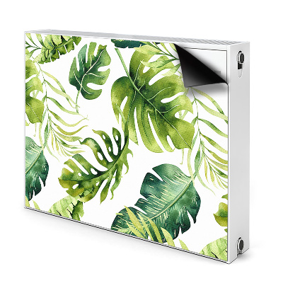 Tapis magnétique pour radiateur Feuilles exotiques