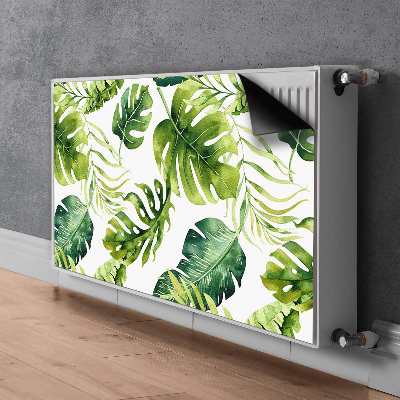 Tapis magnétique pour radiateur Feuilles exotiques