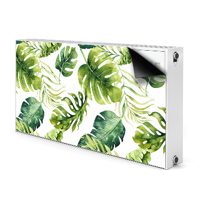 Tapis magnétique pour radiateur Feuilles exotiques