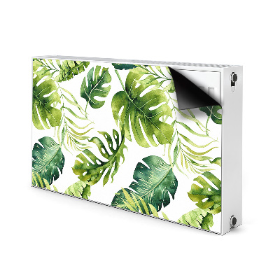 Tapis magnétique pour radiateur Feuilles exotiques