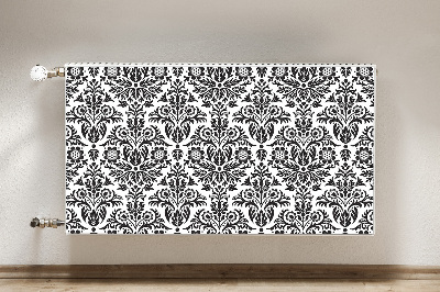 Un tapis avec un imprimé radiateur Motif floral