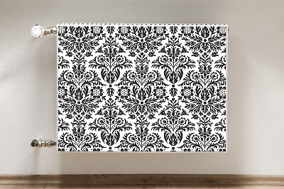 Un tapis avec un imprimé radiateur Motif floral