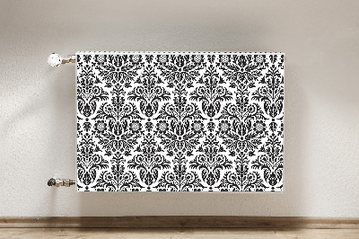 Un tapis avec un imprimé radiateur Motif floral