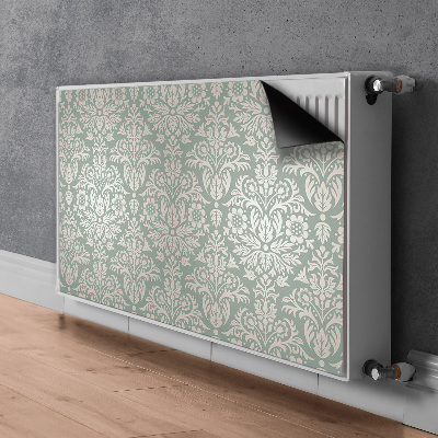 Un tapis avec un imprimé radiateur Motif floral