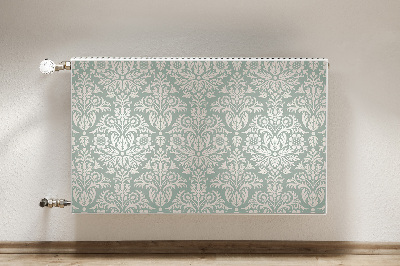 Un tapis avec un imprimé radiateur Motif floral