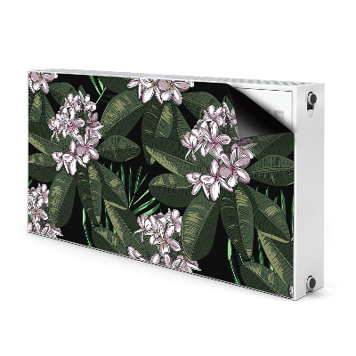 Tapis magnétique pour radiateur Fleurs exotiques