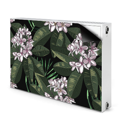 Tapis magnétique pour radiateur Fleurs exotiques