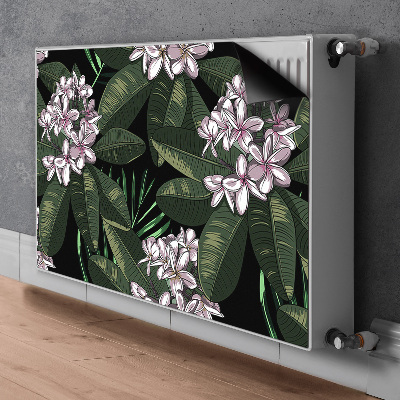 Tapis magnétique pour radiateur Fleurs exotiques