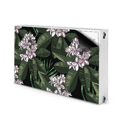 Tapis magnétique pour radiateur Fleurs exotiques