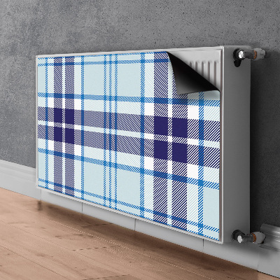 Cache radiateur déco Tartan