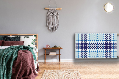 Cache radiateur déco Tartan