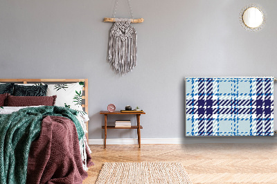 Cache radiateur déco Tartan