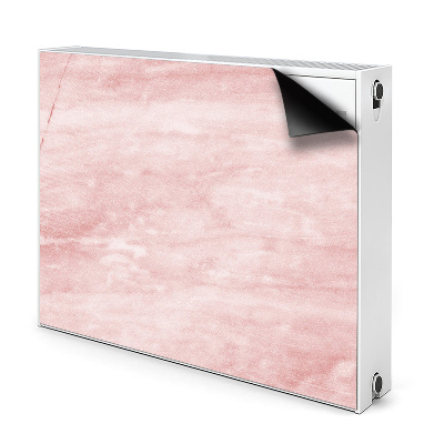 Cache radiateur déco Texture rose